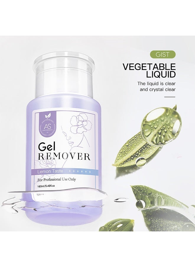 AS Gel Remover,Nail Polish Remover, Fast Nail Polish Gel Remover, Nail Polish Remover, Professional Gel Nail Polish Remover, Easily and Quickly Removes Nail Polish In 3-5 Minutes Without Damaging Nails 160ml - Image 3